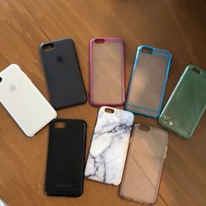 8 used cases for iPhone 6, 7, 8.